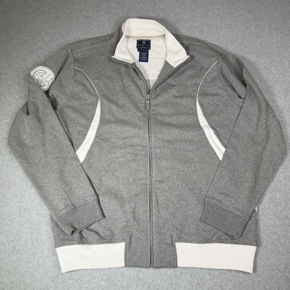 beretta Other - Beretta Full Zip Sweat Jacket Sweatshirt Men's XXL 2XL Gray White Cotton Knit